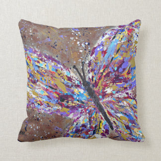 Butterfly throw pillow