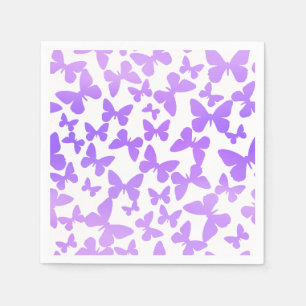 Butterfly Toss (Lavender) Napkin