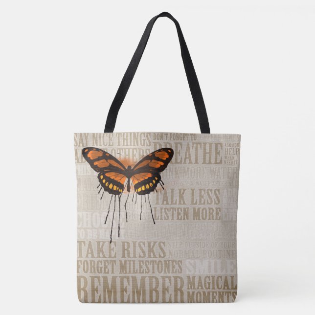 Butterfly Tote Bag (Front)