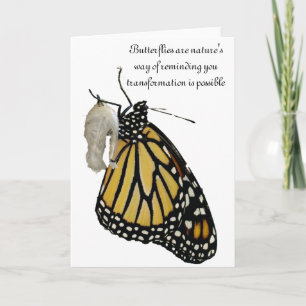 Butterfly Transformation Card <Blank Inside>
