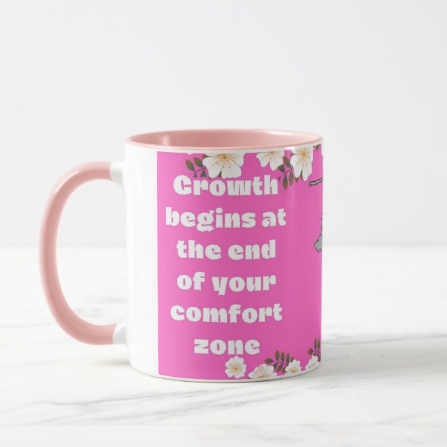 Butterfly Transformation - Inspirational Comfort Z Mug (Left)