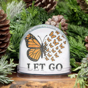 Butterfly Transforming into Tiny Butterflies Snowglobe