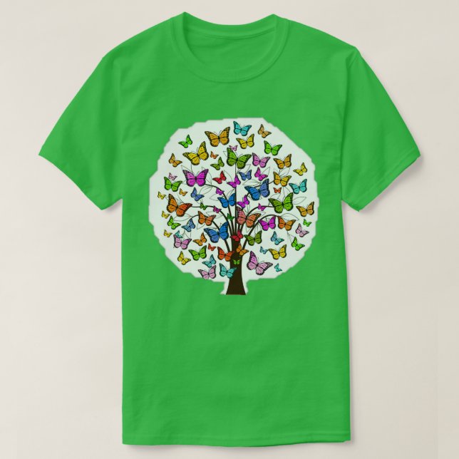 Butterfly Tree 2 T-Shirt (Design Front)