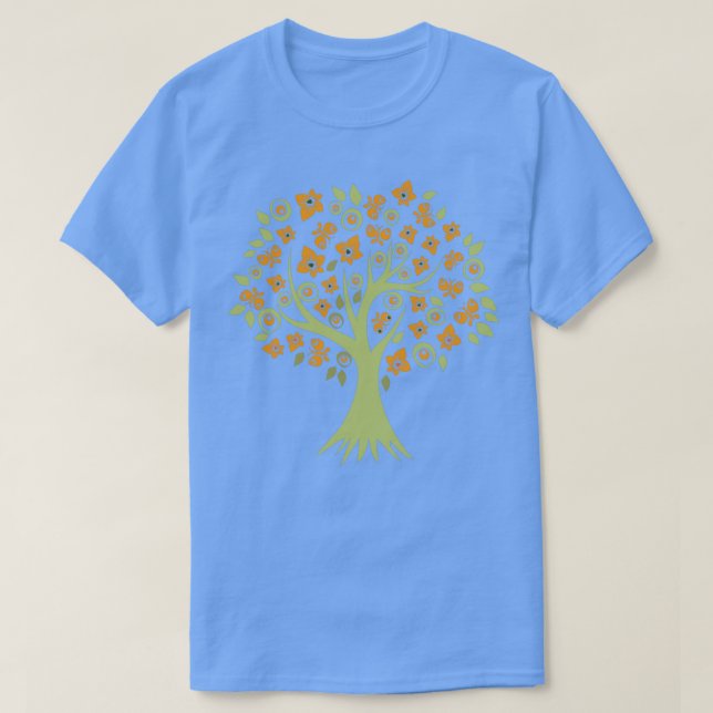 Butterfly Tree 4 T-Shirt (Design Front)