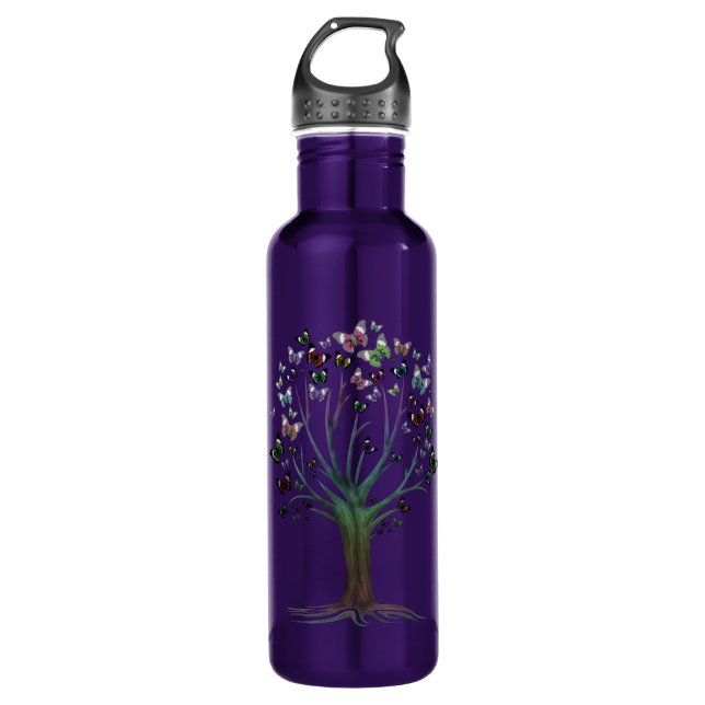 Butterfly Tree 710 Ml Water Bottle (Front)