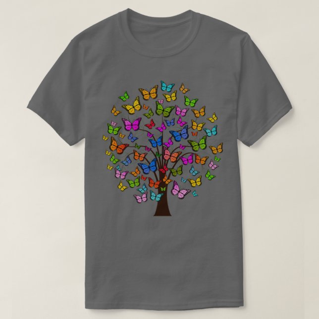 Butterfly Tree 7 T-Shirt (Design Front)