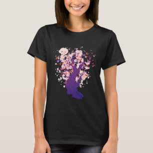 Butterfly Tree Beautiful Butterflies Tree Nature T-Shirt