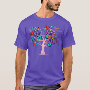 Butterfly Tree Beautiful Butterfly lover Nature T-Shirt
