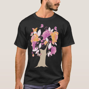 Butterfly Tree Beautiful Butterfly Tree Butterflie T-Shirt