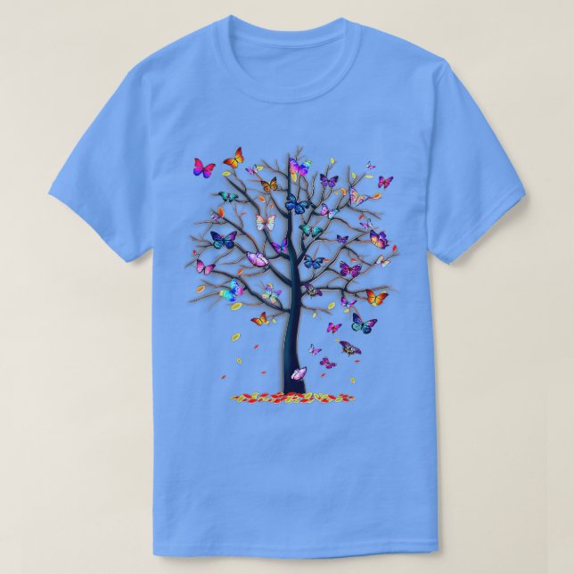 Butterfly Tree Beautiful-gigapixel-standard-scale- T-Shirt (Design Front)