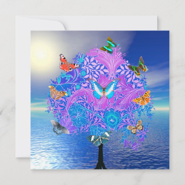 Butterfly Tree  Card (Front)