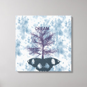 Butterfly Tree Dream Canvas Print