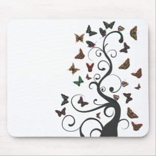 Butterfly Tree Mouse Mat
