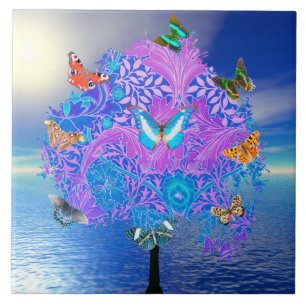 Butterfly Tree Tile