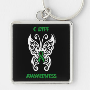 Butterfly/Tribal...C Diff Key Ring