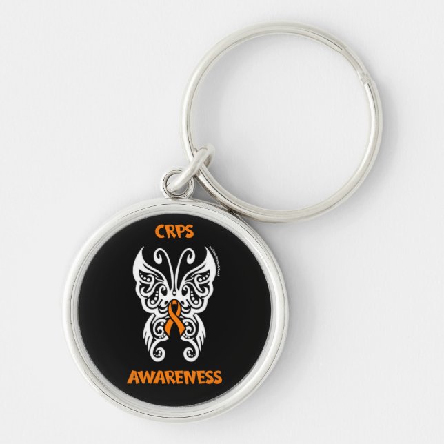 Butterfly/Tribal...CRPS Key Ring (Front)