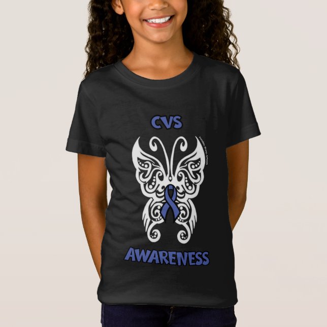 Butterfly/Tribal...CVS T-Shirt (Front)