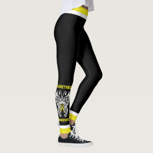Butterfly/Tribal...Endometriosis Leggings