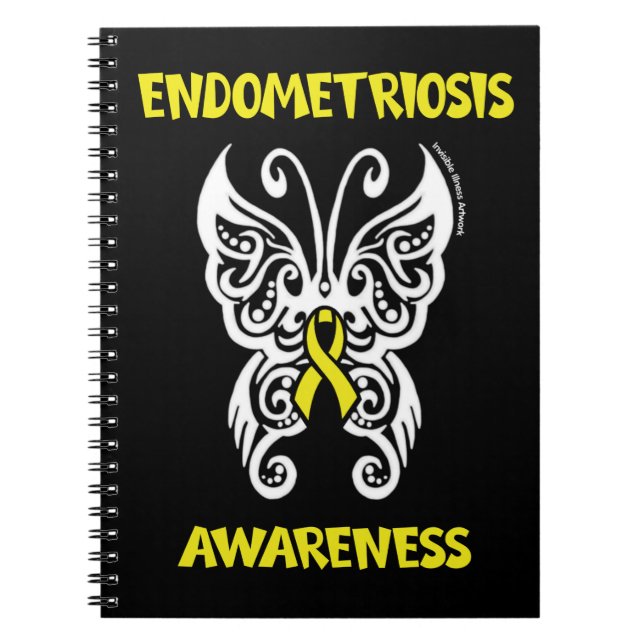 Butterfly/Tribal...Endometriosis Notebook (Front)