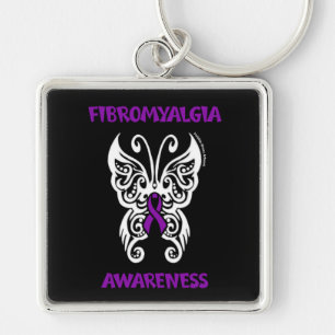 Butterfly/Tribal...Fibro Key Ring
