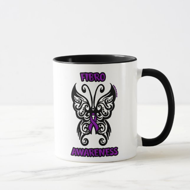 Butterfly/Tribal...Fibro Mug (Right)
