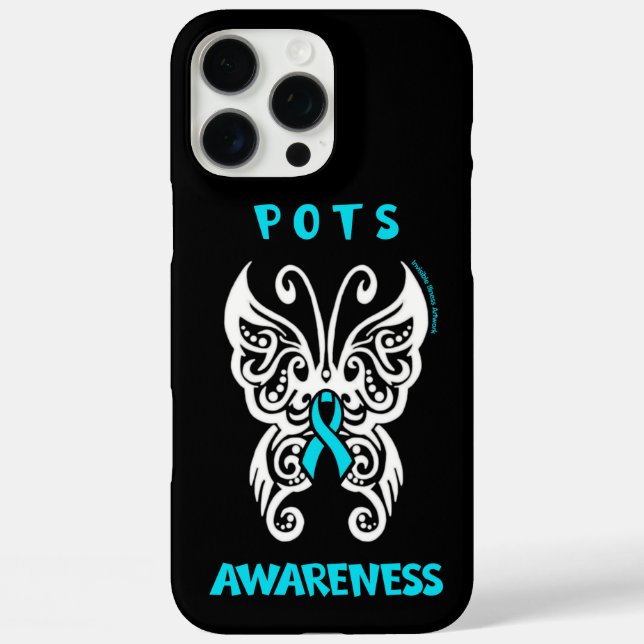 Butterfly/Tribal...POTS Case-Mate iPhone Case (Back)