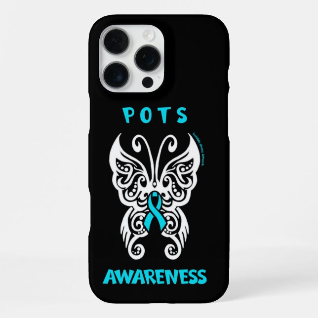 Butterfly/Tribal...POTS iPhone Case (Back)