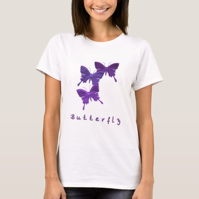 Butterfly Trio Long Sleeve T-Shirt (Front)