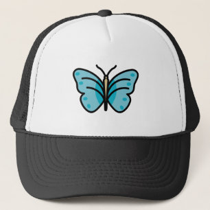 butterfly trucker hat