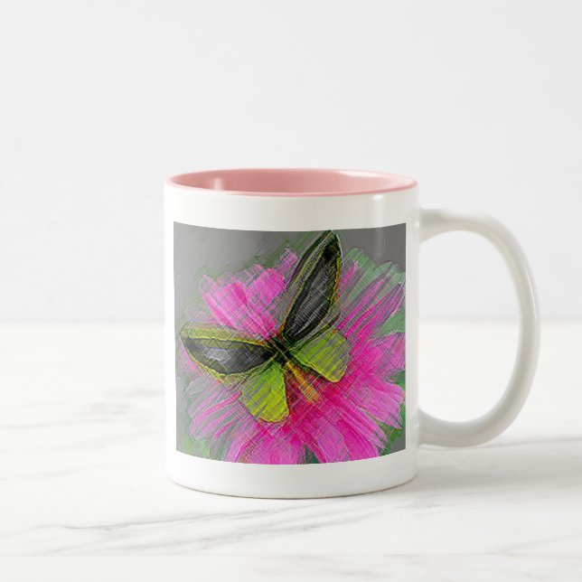 BUTTERFLY Two-Tone COFFEE MUG (Right)