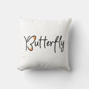 Butterfly Typography, Butterfly Cushion