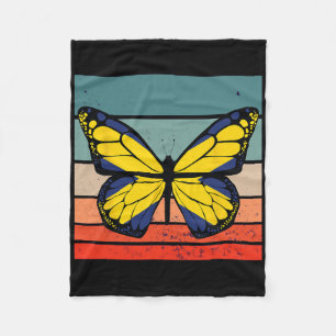 Butterfly Ukraine Wings National Symbol Elegance D Fleece Blanket