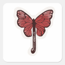 Butterfly Umbrella Fusion sticker