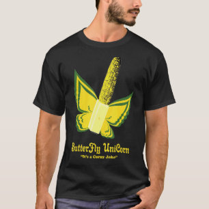 Butterfly Unicorn T Womens Mens Kids T-Shirt