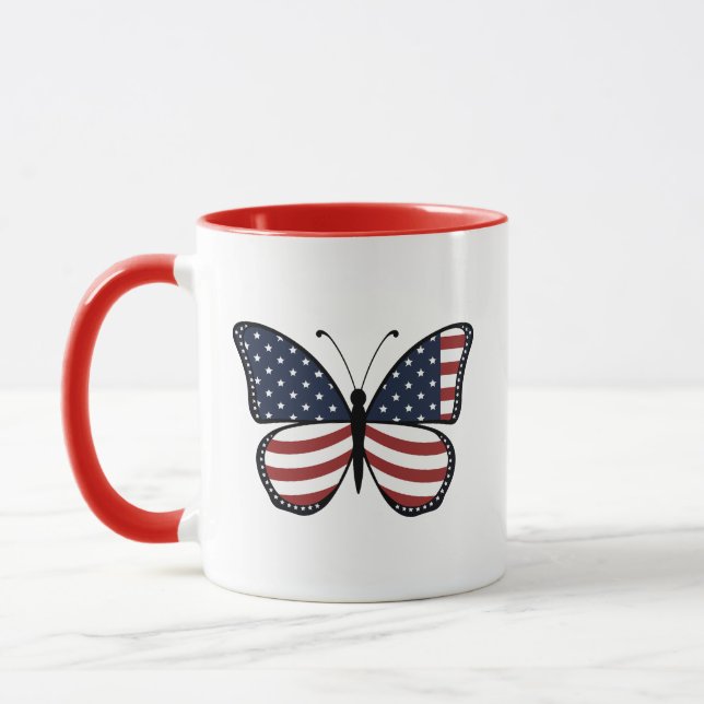Butterfly USA Sublimation-62614 Mug (Left)