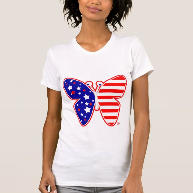Butterfly USA t shirt (Front)