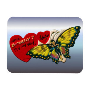 Butterfly Valentine - Fly Away Magnet