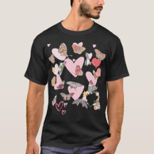 Butterfly Valentine's Day Heart Love T-Shirt