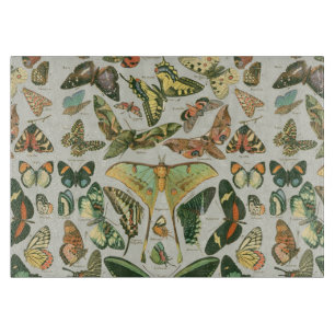 Butterfly Vintage Antique Butterflies Art Cutting Board