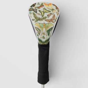 Butterfly Vintage Antique Butterflies Art Golf Head Cover