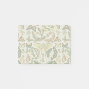 Butterfly Vintage Antique Butterflies Pattern Post-it Notes