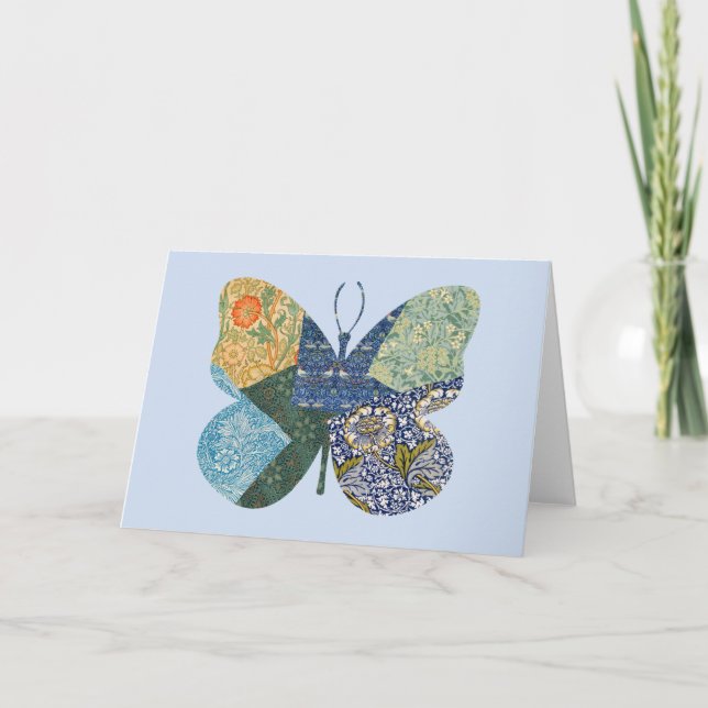 Butterfly Vintage Floral Card Series 1 (Front)