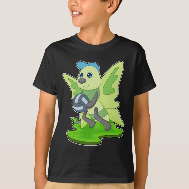 Butterfly Volleyball player Volleyball T-Shirt (Front)