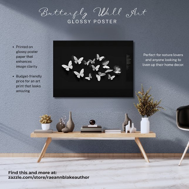 Butterfly Wall Art Glossy Poster (Creator Uploaded)