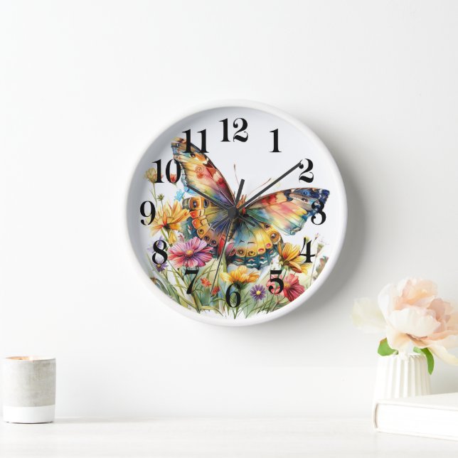 Butterfly Wall Clock (Home)