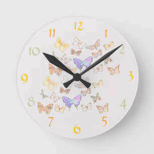 Butterfly Wall Clock