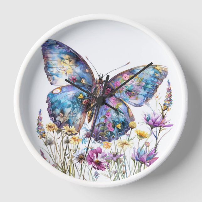 Butterfly Wall Clock (Front)