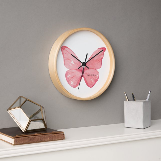 Butterfly Wall Clock: Nature-Inspired Design Clock (Office)