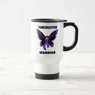 Butterfly/Warrior...Pancreatitis Travel Mug