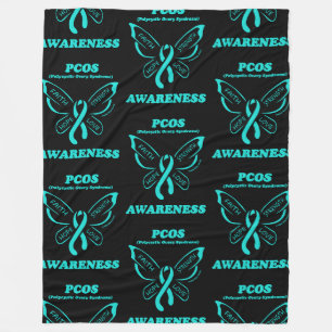 Butterfly/Warrior...PCOS Fleece Blanket
